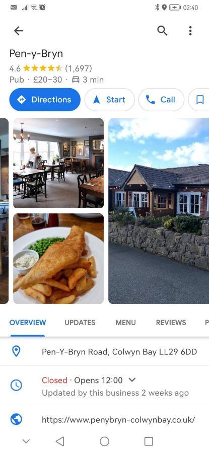 Netherton Studio Apartment 2 Rhos-on-Sea Luaran gambar